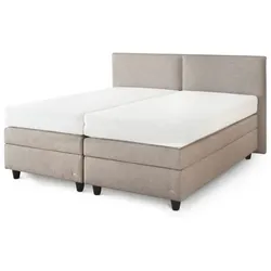 RUF Betten Boxspringbett Camina 180 x 200 cm Stoff Beige