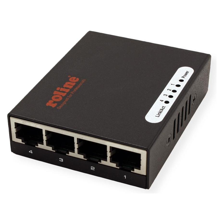 Roline Gigabit Eth. Switch (4 Ports) (21.14.3514)