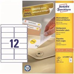 Avery, Etiketten, Universal-Etiketten