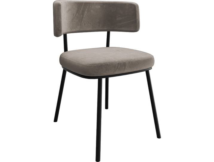 MIRJAN24 Stuhl Iga, 1 Stück, Esszimmerstuhl mit Beine aus Metall, Modern Kollektion (Farbe: Magic Velvet 2209)