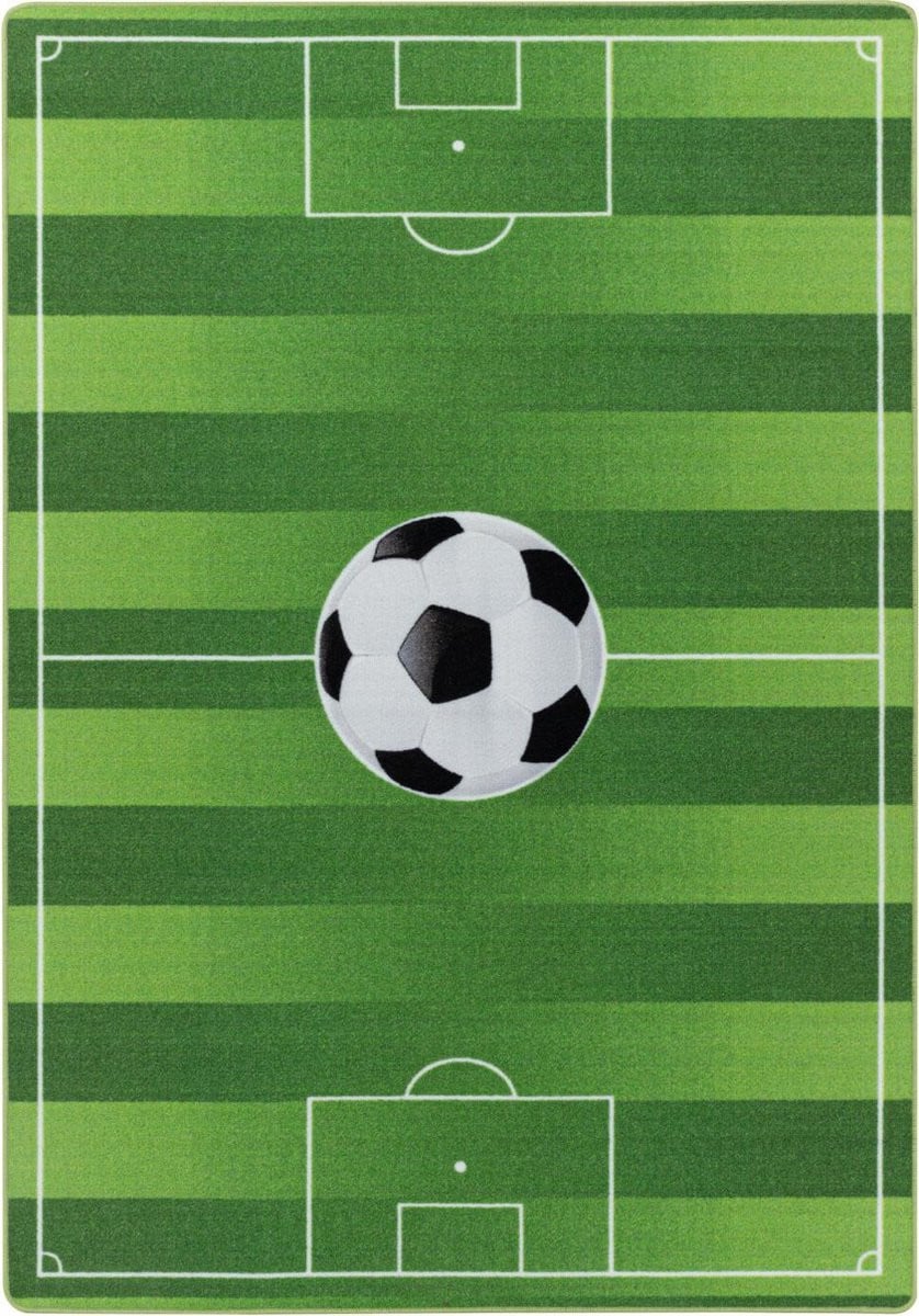 Vrolijk kinderkamer vloerkleed Play Stadium 160 x 230 cm