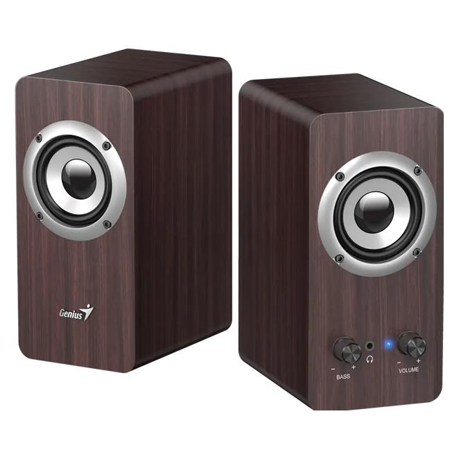 Genius SP-HF400 Lautsprecher Dunkelbraun (SPKGENHF400VB)