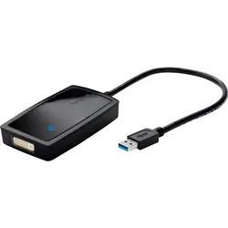 Targus Multi Monitor Adapter (DVI, 9.50 cm), Data + Video Adapter, Schwarz