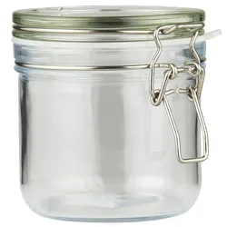 IB Laursen Glasbehälter mit Patentdeckel, Einmachglas, Höhe 11.1, Ø 10.8 cm, 450 ml