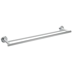 hansgrohe Handtuchhalter Logis Universal, silber, zur Wandmontage, verchromt, 2 Arme zu je 64,4 cm