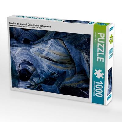 CALVENDO Puzzle Capillas de Mármol, Chile Chico, Patagonien | 1000 Teile Lege-Größe 64x48cm Foto-Puzzle für glückliche Stunden