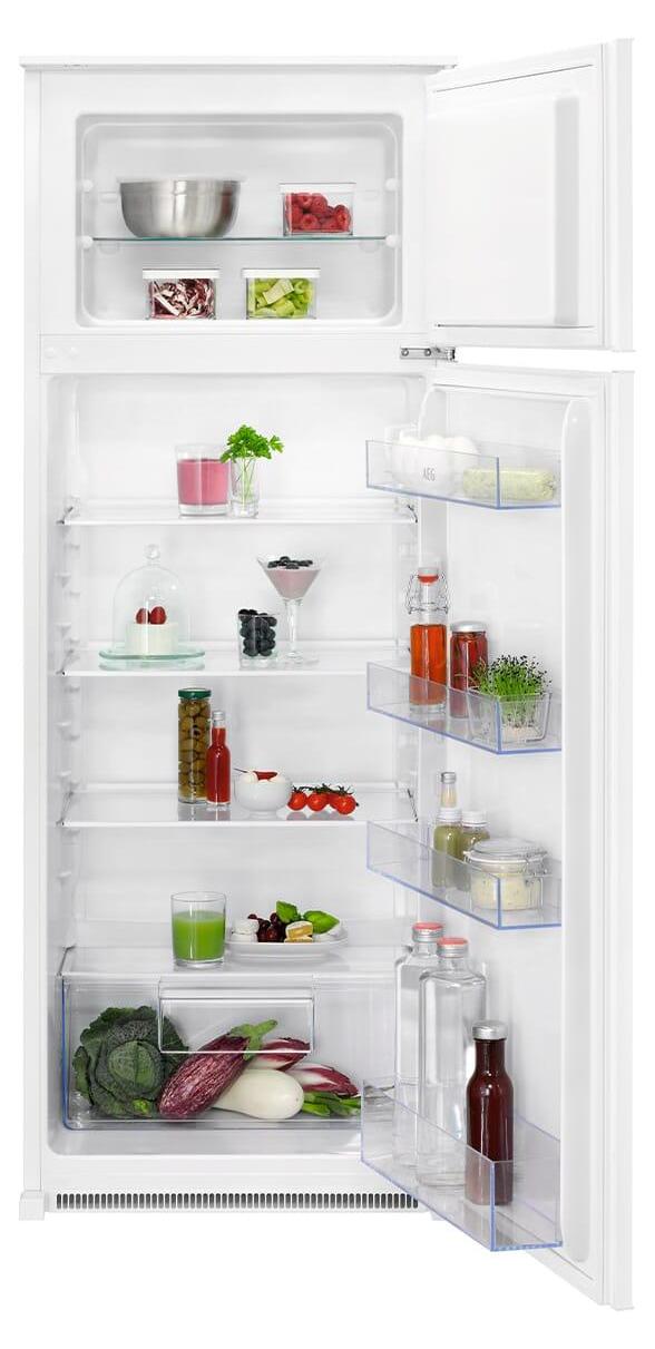 AEG OSD5S141ES EB-Doppeltürkühlschrank E 180/38L 144,6cm LowFrost Schlepptür