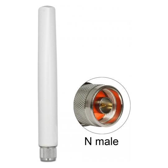 Delock 89638 Netzwerk-Antenne Omnidirektionale Antenne N-Typ 1,45 dBi (89638)