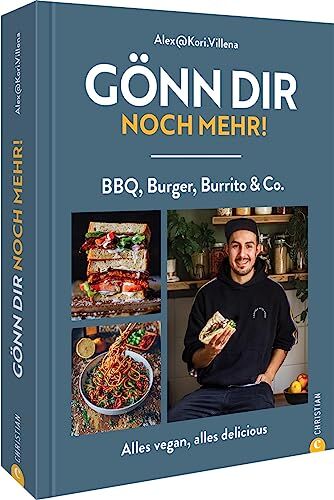 @kori.villena - Veganes Kochbuch – Gönn dir noch mehr!: BBQ, Burger, Burrito & Co. – alles vegan, alles delicious. 60 plant-based Rezepte für deftige Gerichte von Instagrammer Alexander Villena (@kori.villena). - Preis vom 10.10.2026 11:48:34 h