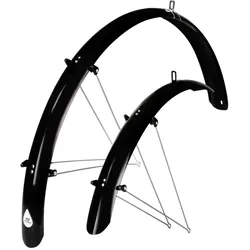 Force 48 Aluflex 28" XL Schutzbleche + V-Streben schwarz