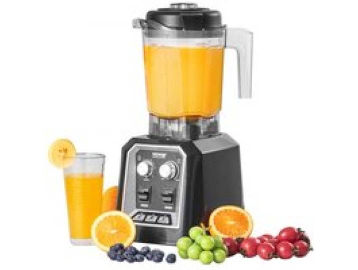VEVOR Mixer kommerzieller Standmixer 2200 W mit Behälter aus Kunststoff, Hochleistungsmixer Power Profi Mixer Küchenmixer mit 3 Funktionen, für gefrorene Getränke Shakes Smoothies und Crush Ice, schwarz