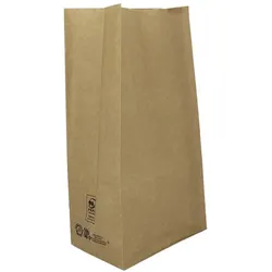 MONOUSO - Papiertüten ohne Henkel Kraft 50g/m2 15+9x28cm (25 Stück)
