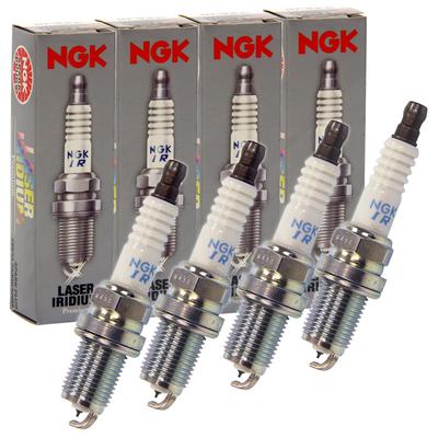 Ngk 4x Zündkerze [Hersteller-Nr. 7658] für Subaru, Suzuki, Daihatsu, Fiat