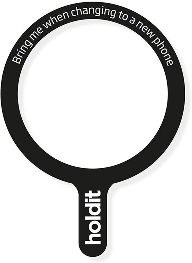 Holdit Magnetisk Ring m. MagSafe - Sort