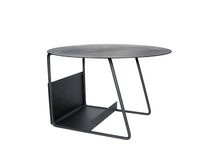 Guéridon Tilt Pomax schwarz, Designer Toon van Troost, 35 cm