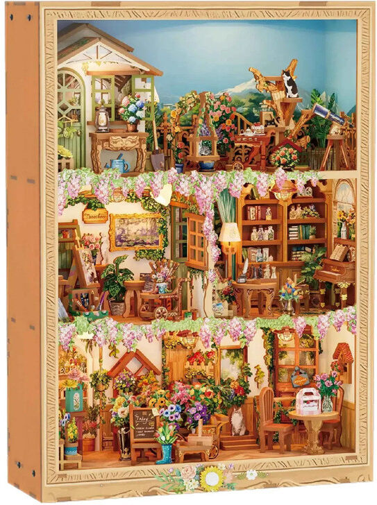 Puzzle 3D en bois Cadre Story Frame Blossom Time - Tonecheer
