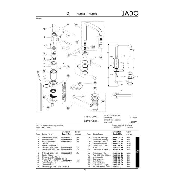 Ideal Standard O-Ring-Set, A963867NU A963867NU