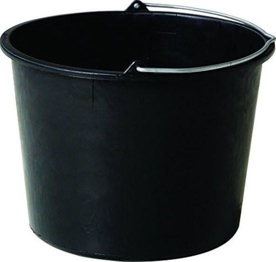 Famanu Emmer met deksel, 20 liter, plastic