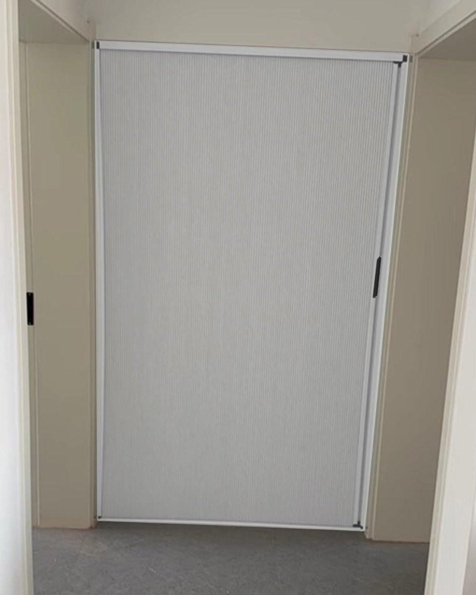 Wit Accordeondeur Vouwdeur Kamerverdeler Breedte: 70-120 cm, Hoogte: 195 cm