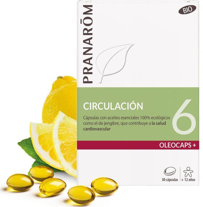 Pranarôm Oleocaps+ 6 Circulación BIO 30 caps
