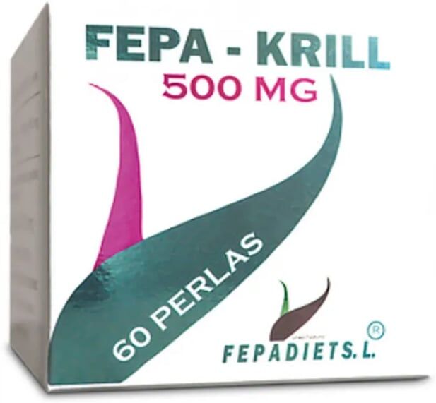 Fepadiet Krill 500 mg Con Astaxantina 60 Perlas