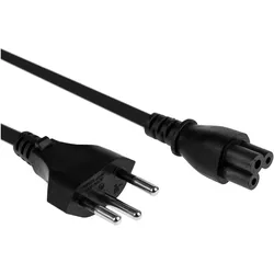 4x Furber C5 - T12 (0.50 m), Stromkabel, Schwarz