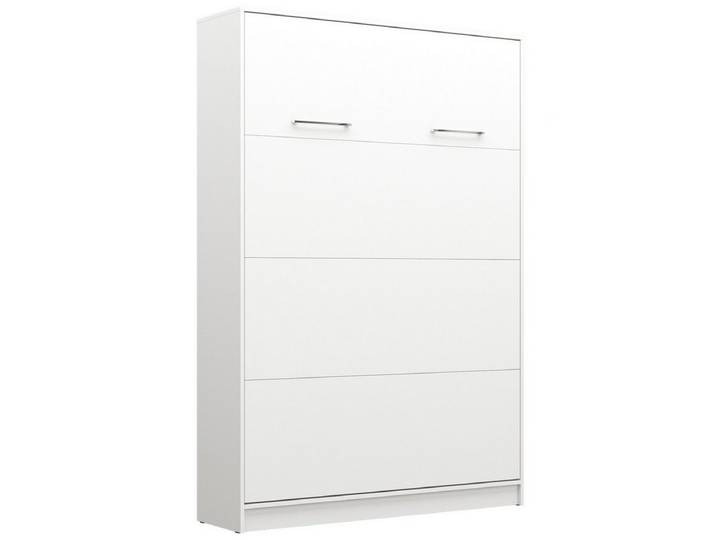 QMM TraumMöbel Schrankbett Wandbett VB 140 x 200 (Möbelstück, 1-St., Farbauswahl) vertikal klappbar