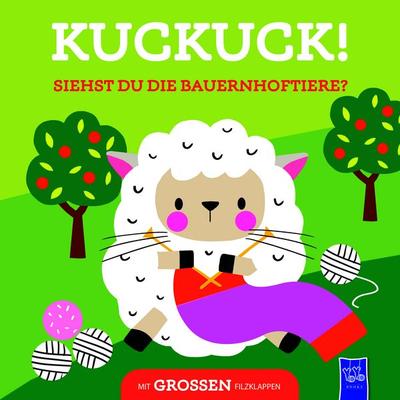 Kuckuck! Siehst du die Bauernhoftiere?, Gebundene Ausgabe von , YoYo Books, 978-94-6505-302-8