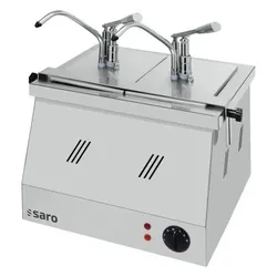 SARO Bainmarie 2X1/4 GN 200 mit Dispenser BM-0214