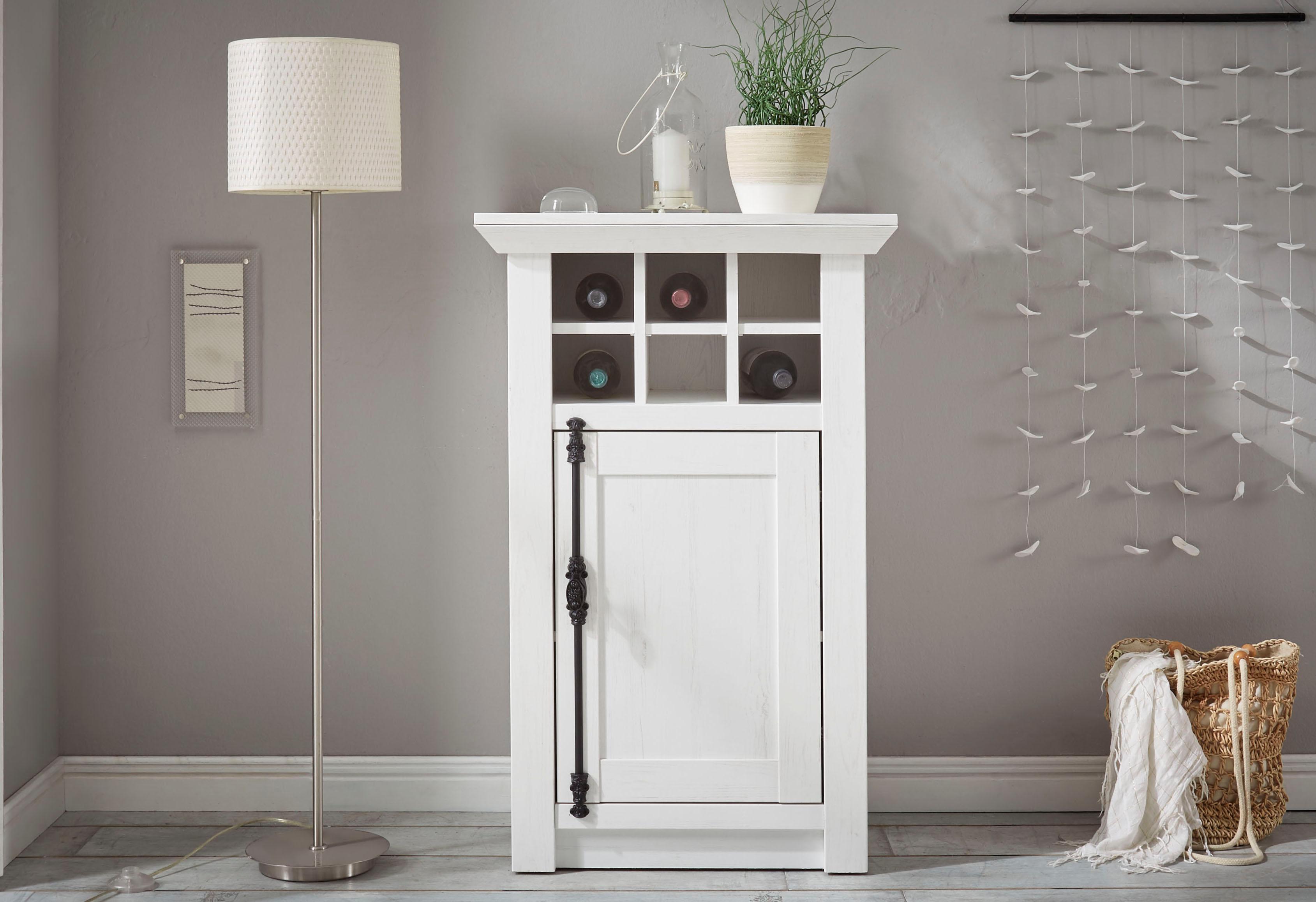 Kommode HOME AFFAIRE "California", weiss (pinie weiß nachbildung, pinie weiß nachbildung), B:63cm H:100cm T:45cm, Sideboards, Kommode, Breite 63 cm pinie weiß nachbildung, pinie weiß nachbildung B/H/T: 63cm x 100cm x 45cm