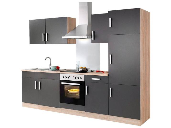 KOCHSTATION Küchenzeile KS-Toronto, Breite 270 cm, mit E-Geräten