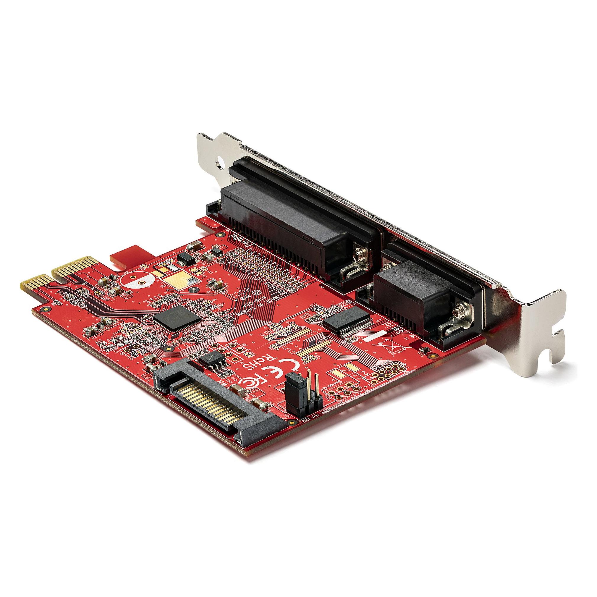 StarTech PCIe-Karte mit serieller und paralleler Schnittstelle - PCI-Express-Kombi-Adapte (PEX1S1P950)