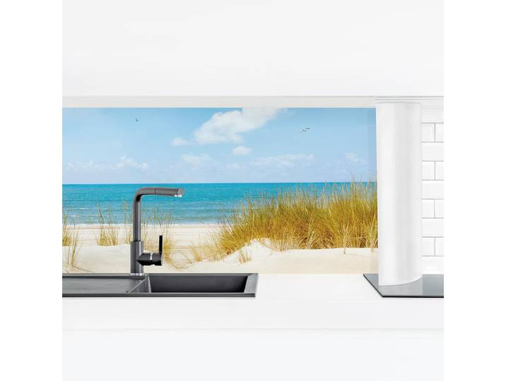 Küchenrückwand Nordsee Strand Premium 245 x 70cm 245 x 70 cm