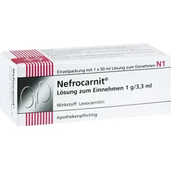 Nefrocarnit Lösung zum Einnehmen 1g/3,3ml 50 ml Lösung zum Einnehmen