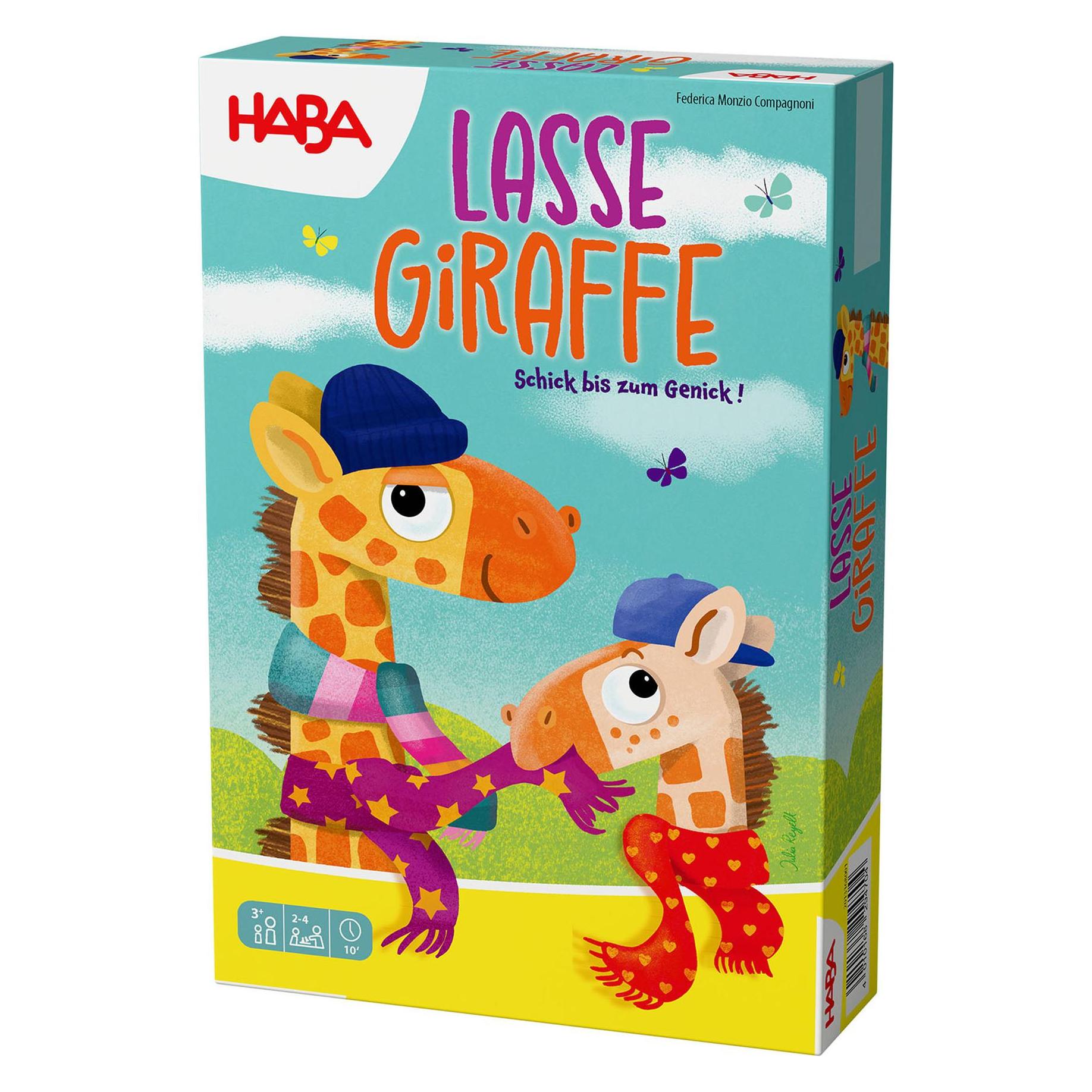 Haba Lasse Giraffe (Deutsch, Englisch, Französisch, Italienisch, 2 - 4 Spieler) (2013168001)