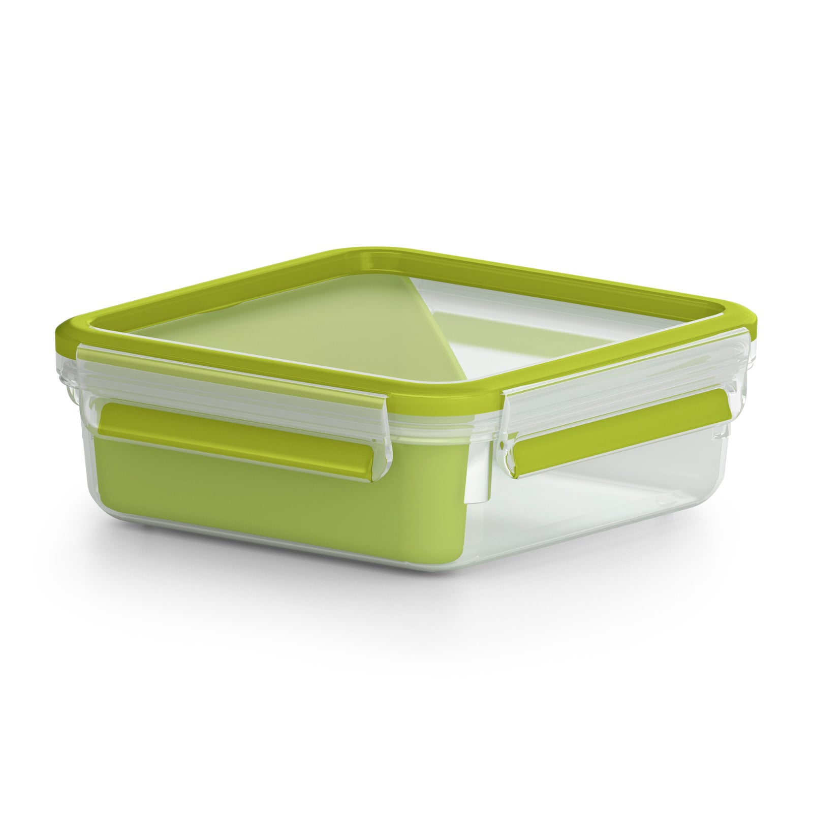 Emsa Sandwichbox CLIP & GO, 0,85 liter, transparant / groen