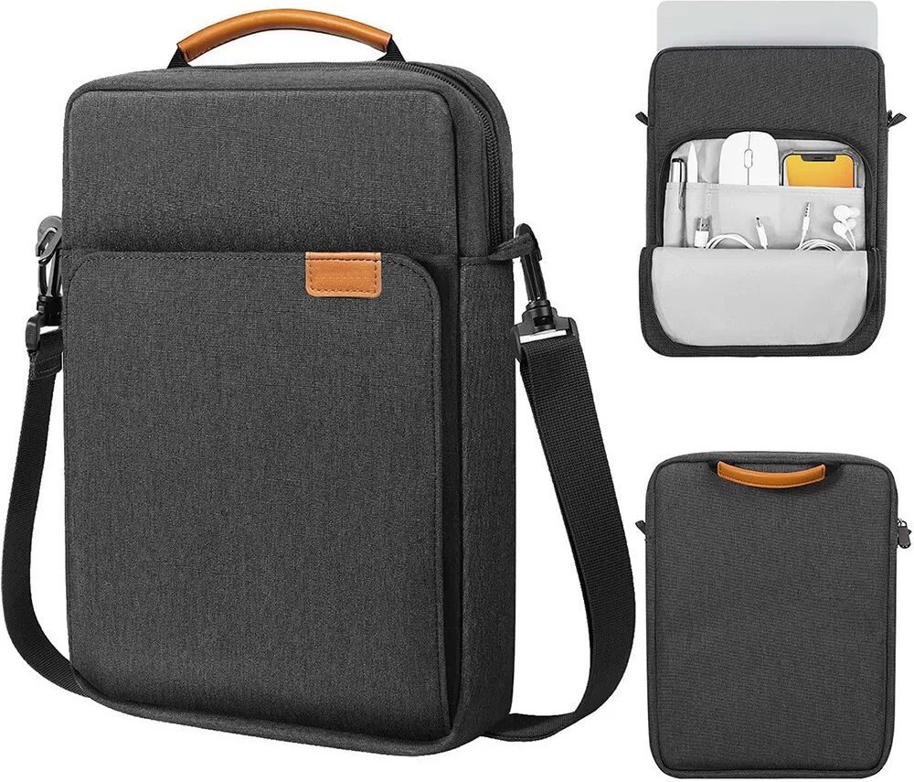 INF Laptoptasche Umhängetasche S Schwarz