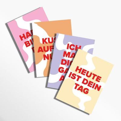Grußkarten-Set: Bunt, Sonstige von , Deine Zweisamkeit