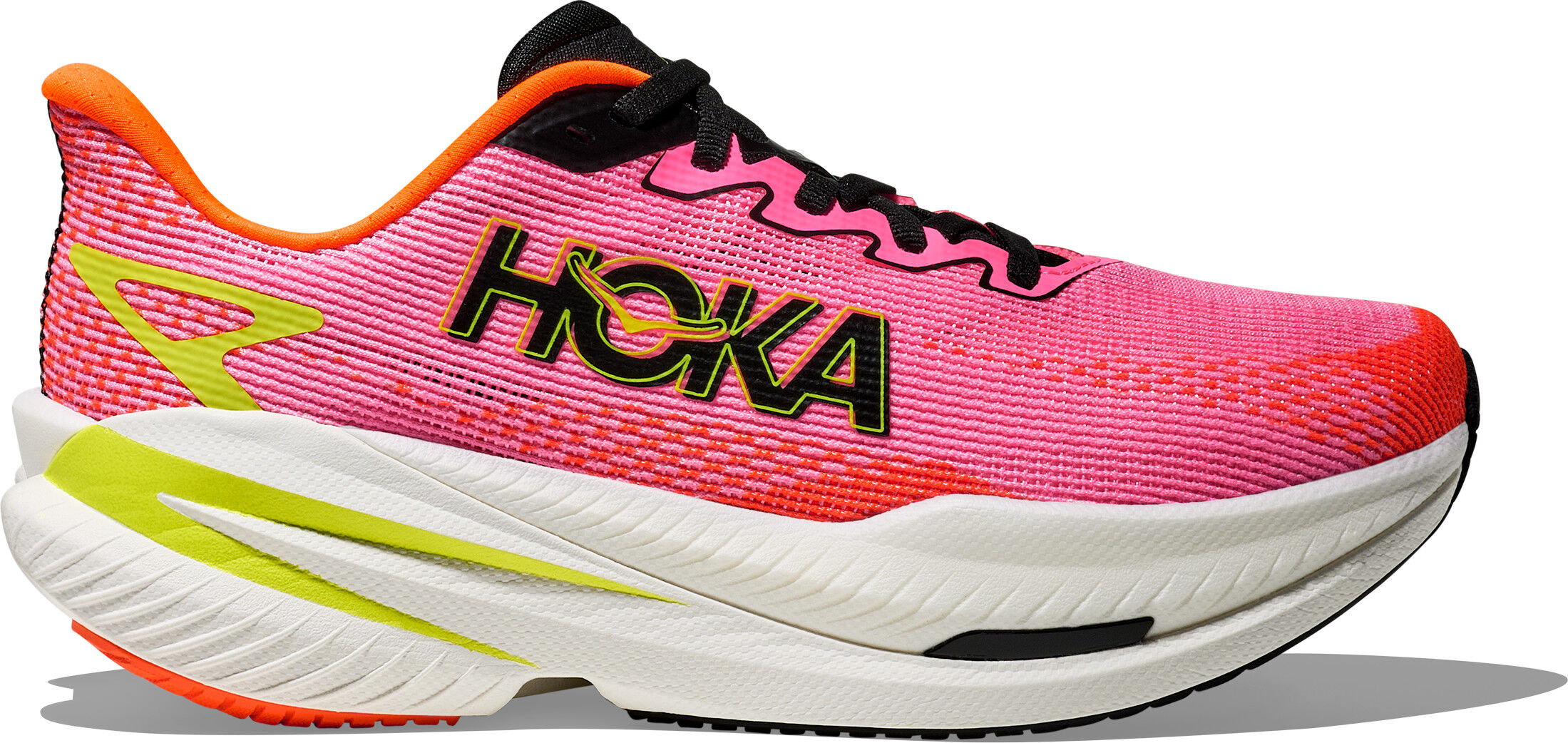 Hoka Women's Mach X 3 Neon Rose/Neon Tangerine 37 1/3