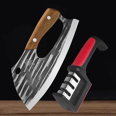 Precision Forged Effort Saving Chef Knife Stainless Steel Handmade Kitchen & Boning Blade System cutting Knife C