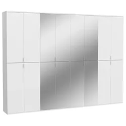 Drehtürenschrank Projekt X ca. 244x193 cm Weiß