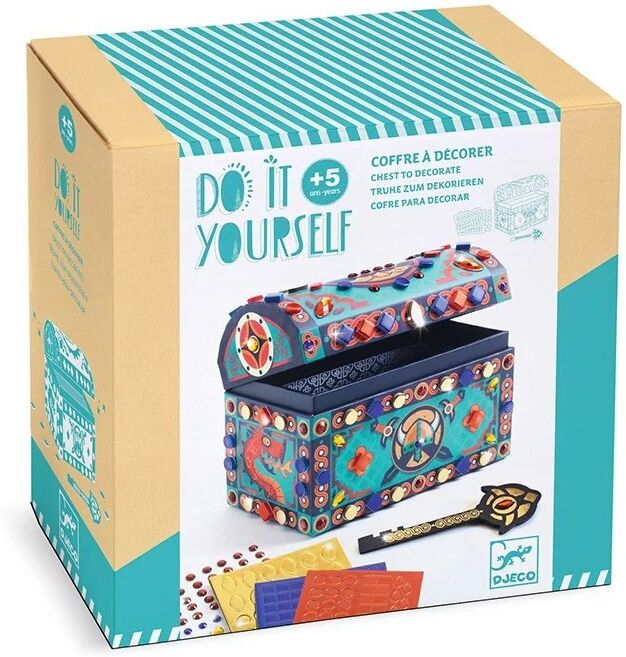 Coffre à décorer Super trésor DIY - Djeco