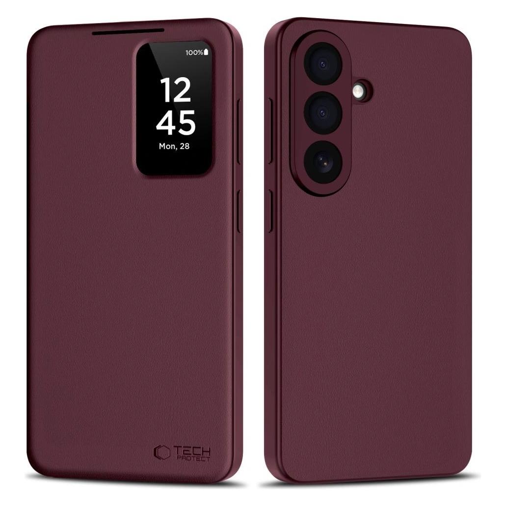 Tech-Protect Smart Wallet Galaxy S26 Mulberry (Samsung Galaxy S26) (5906302390489)