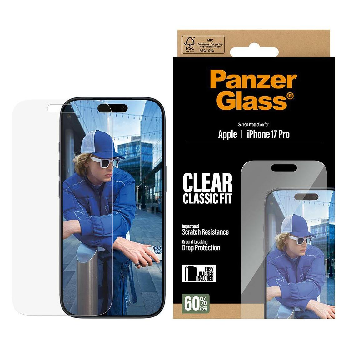 PanzerGlass Classic Fit (1 Stk., Apple iPhone 17 Pro) (PG55915)