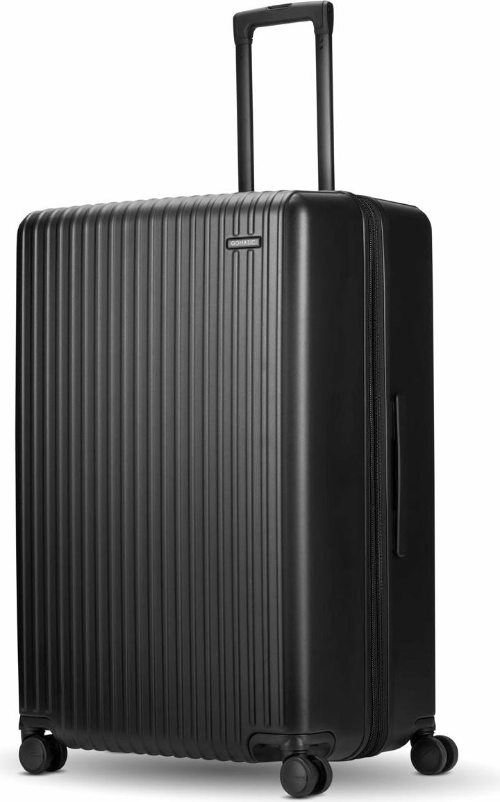 Gomatic Damen Trolley Schwarz, 76x49x32,5-37 cm, mit Teleskopgriff und 4 Rollen