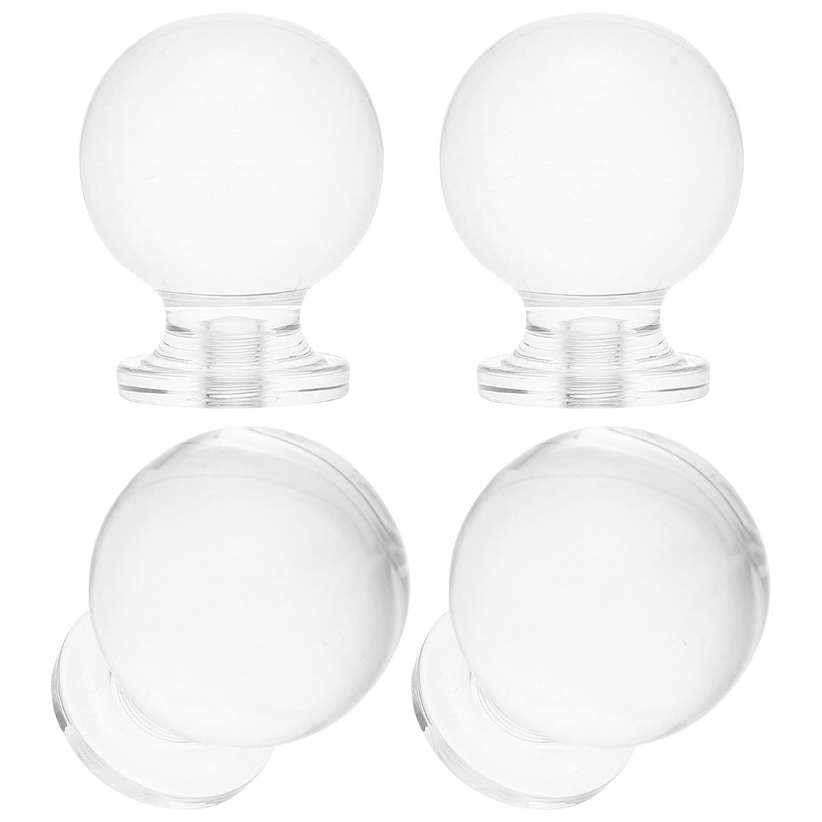 Solidchoice - 12 stuks transparante vintage ladeknoppen voor meubels en kasten