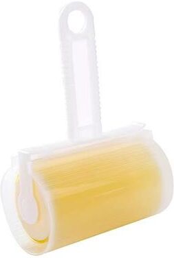 Inspired Finds Reusable Washable Lint Roller Sticky Pet Hair Remover For Clothes And Furniture yellow