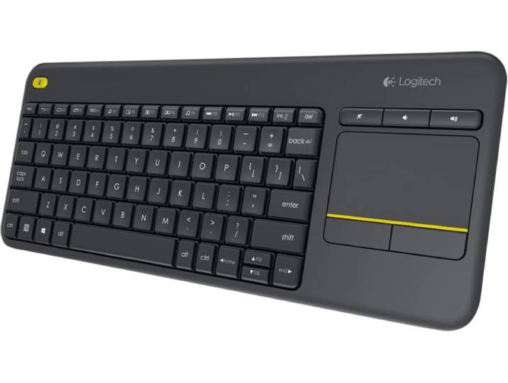 Logitech K400 Plus Wireless Touch Zwart QWERTY