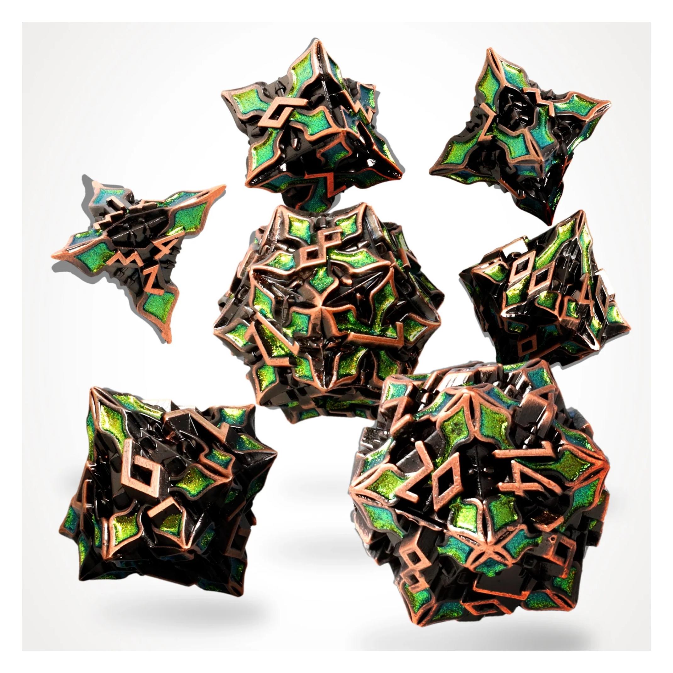 Glass Staff Elfan Woods Metal RPG Dice Set (70382345)