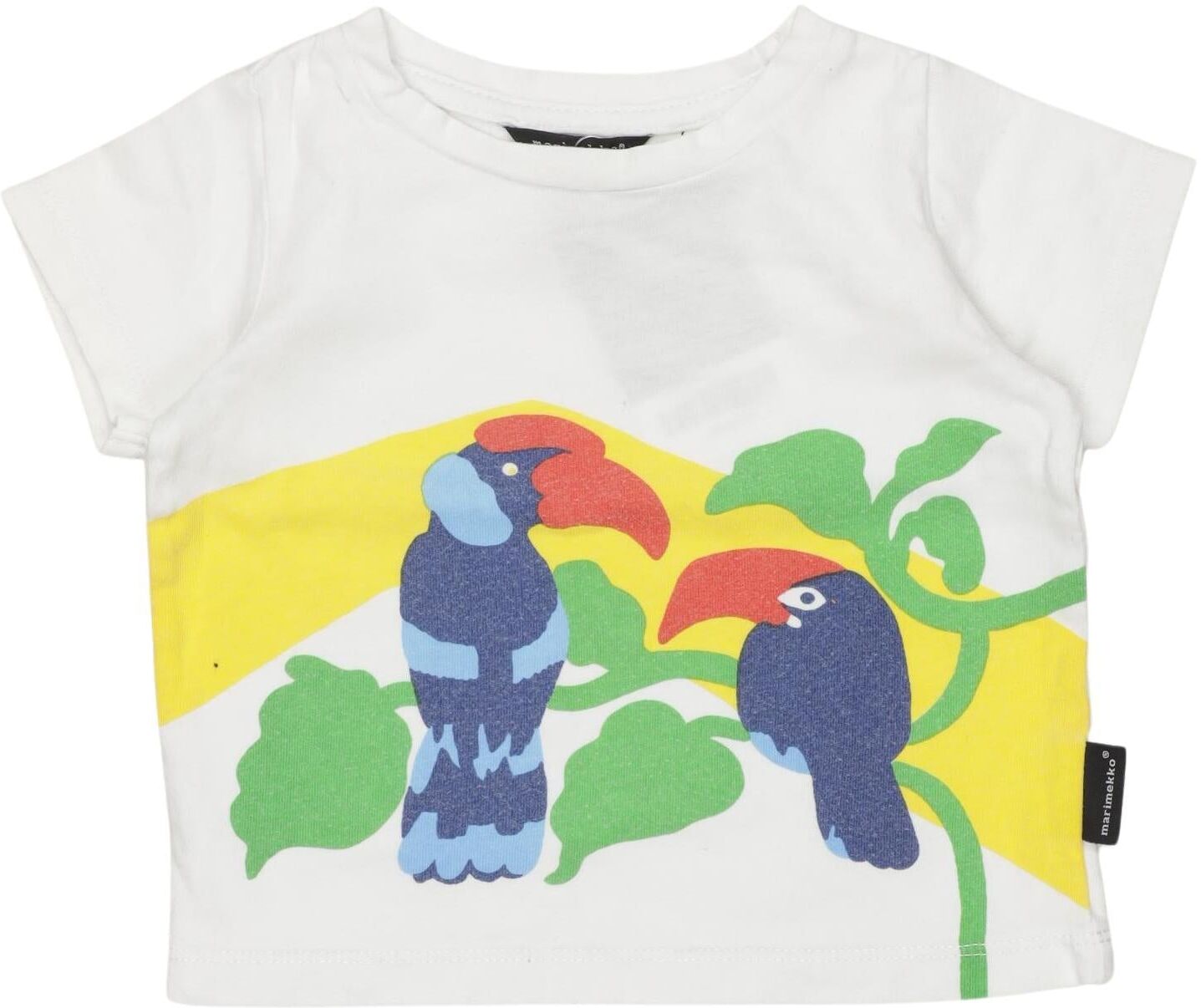 Marimekko Mädchen T-Shirt, Weiß, Gr. EU 80, kein / Etikett - Second Hand